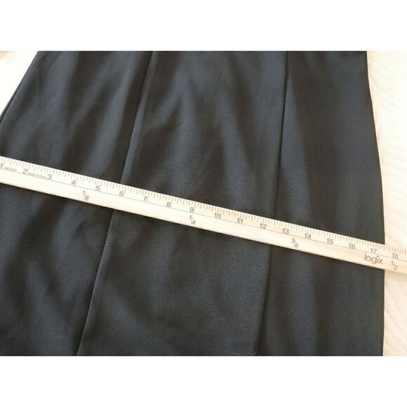 JS COLLECTION Women's Black Short Sleeve Illusion Neckline Sheath Dress 2 - Picture 11 of 12